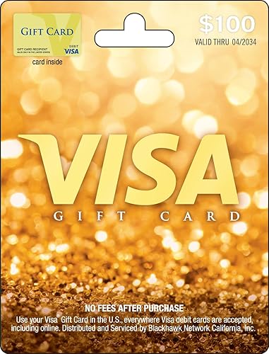 Tarjeta de regalo Visa $100